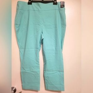 New York & Company High Waist Pull-On Crop Pants Size XXL
